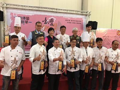 鼓勵開創多元化糕餅　中市台灣金餅賽頒獎　
